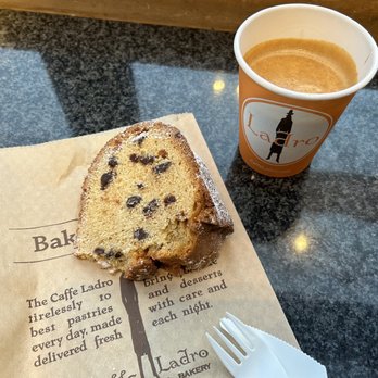 Caffe Ladro - Capitol Hill - Espresso chip cake + Gibraltar, my fav combo at caffe ladro - Coffee & Tea Near Me - Seattle, Washington Caffe Ladro - Capitol Hill - Espresso chip cake + Gibraltar, my fav combo at caffe ladro - Coffee & Tea Near Me - Seattle, Washington