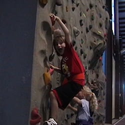 Champion Martial Arts Center - Rock climbing at camp!