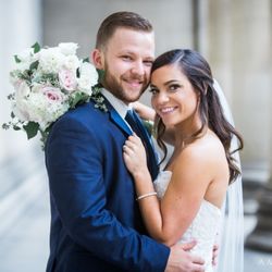 Brushed By Dina - Beautiful couple spray tanned for their wedding