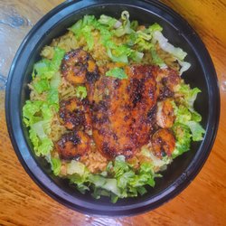 Neighborhood Favorites - Salmon and shrimp