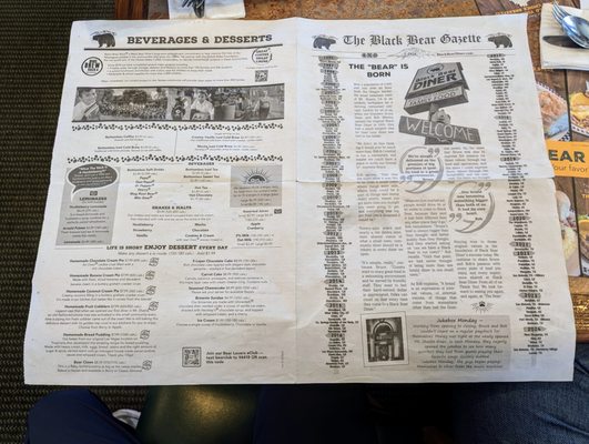 Menu photo 1 Black Bear Diner Newberg Newberg, OR Menu photo 1 Black Bear Diner Newberg Newberg, OR