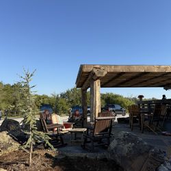 Trek Coffee Co. - Outdoor seating area