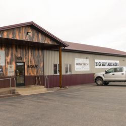 Big Sky Archery - Shop exterior and parking lot