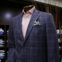Patrick James - Mannequin showcasing a bright spring style.