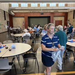 Heritage Park Senior Facility - Volunteers Vergie (pic shy) & did get her name, Providing what ever it takes to provide fine service with a smile!