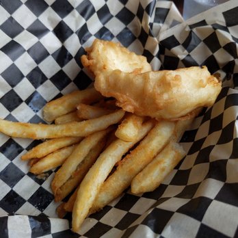 The Catch Bar & Restaurant - This is only what's left of my Halibut fish and chips. - Breakfast & Brunch Near Me - Soldotna, Alaska