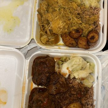 Bodeau's Caribbean Cuisine - Oxtail Dinner Plate and Curry Chicken Dinner Plate - Haitian Near Me - Las Vegas, Nevada Bodeau's Caribbean Cuisine - Oxtail Dinner Plate and Curry Chicken Dinner Plate - Haitian Near Me - Las Vegas, Nevada