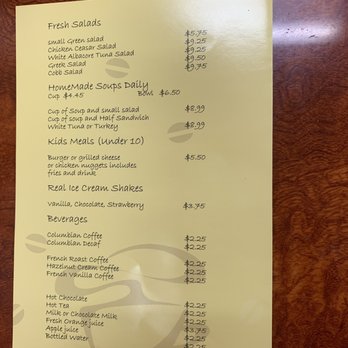 Breakfast Cafe - Menu - salads, soup, dessert - Breakfast & Brunch Near Me - Oak Park, California