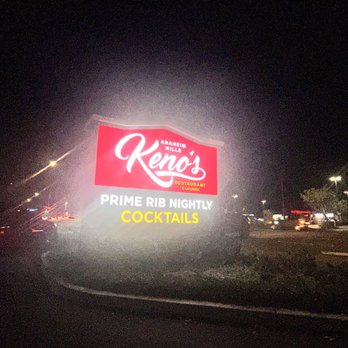 Keno's Restaurant Anaheim Hills - Keno's Sign - American Near Me - Anaheim, California Keno's Restaurant Anaheim Hills - Keno's Sign - American Near Me - Anaheim, California