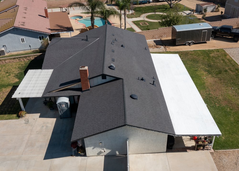 Slide of LV-M Roofing Services