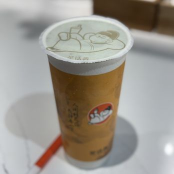Chahalo - longjing green milk tea w/ matcha - Bubble Tea Near Me - Markham, Ontario