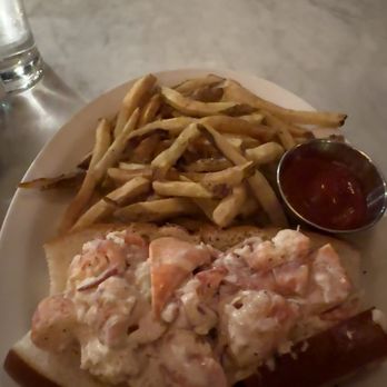 Neptune Oyster - Lobster roll and fries - Seafood Near Me - Boston, Massachusetts