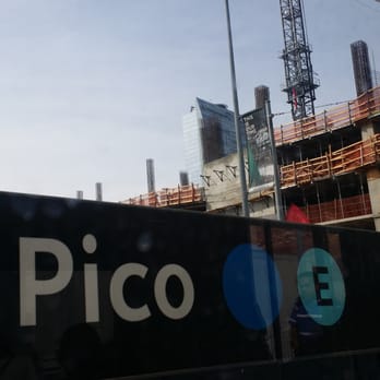 Pico Blue Line Station - Tht new building coming up fast, since frm the begin - Public Transportation Near Me - Los Angeles, California Pico Blue Line Station - Tht new building coming up fast, since frm the begin - Public Transportation Near Me - Los Angeles, California