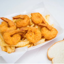 Wilma's Famous BBQ - Fresh Shrimp with Fries