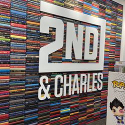 2nd & Charles - Back wall of store