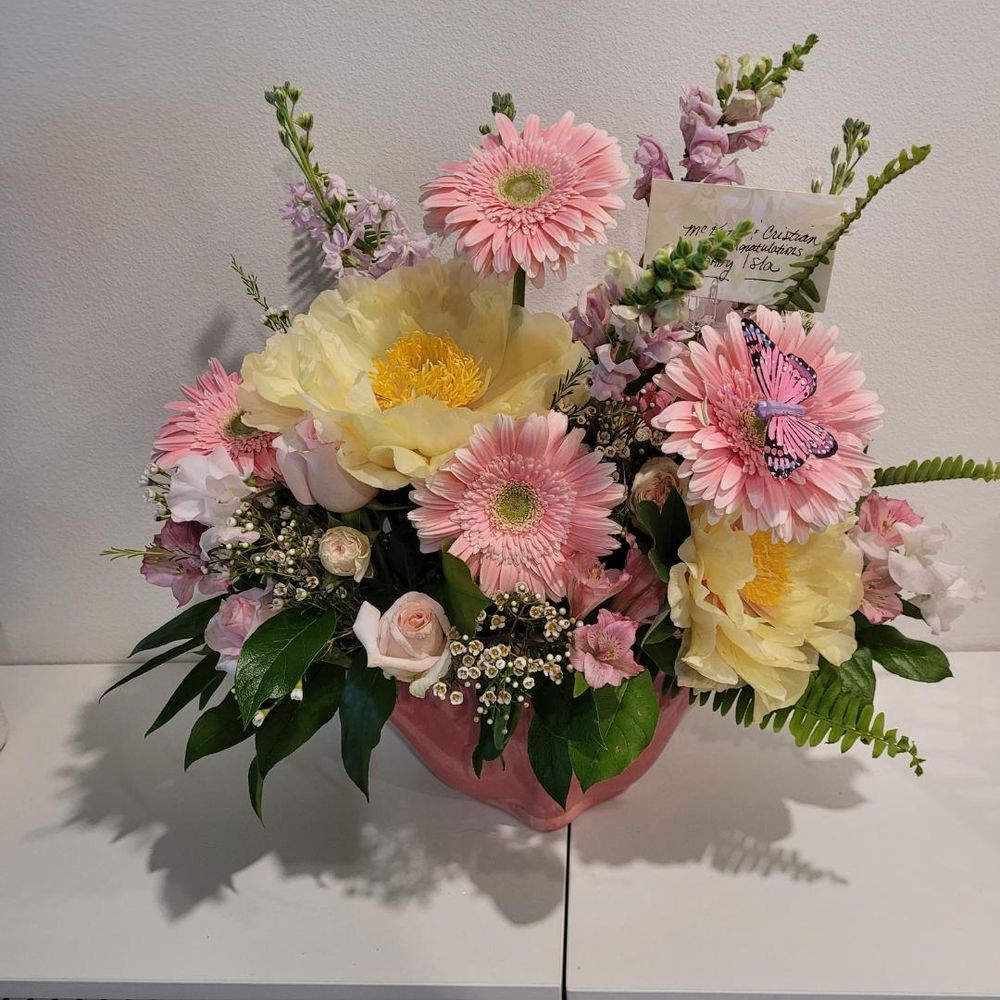 Flowers for my new great-grand-daughter!