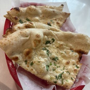 Bombay To Kathmandu - Garlic naan - best ever! - Indian Near Me - Austin, Texas