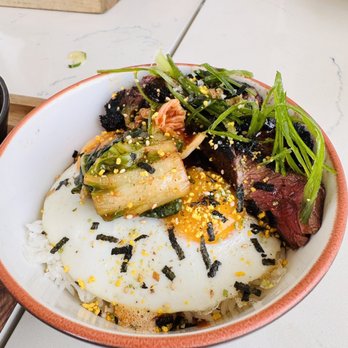 The Peached Tortilla - Steak and eggs bowl - Asian Fusion Near Me - Austin, Texas The Peached Tortilla - Steak and eggs bowl - Asian Fusion Near Me - Austin, Texas