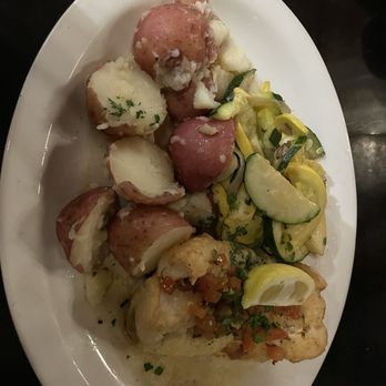 St Augustine Fish Camp - Roasted cod with potatoes and vegetables - Seafood Near Me - St Augustine, Florida