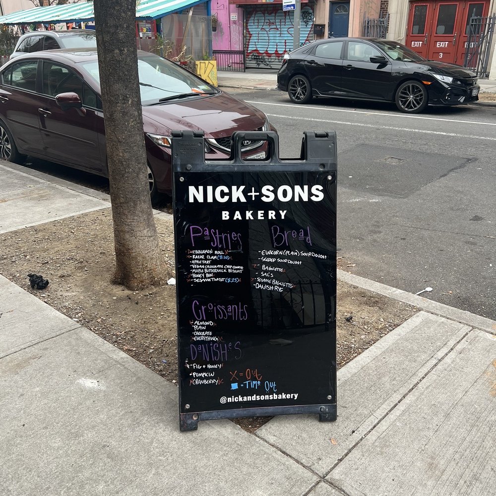 Nick + Sons Bakery - friday morning availability - Bakeries Near Me - Brooklyn, New York Nick + Sons Bakery - friday morning availability - Bakeries Near Me - Brooklyn, New York