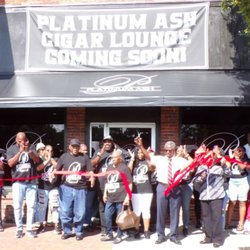 Platinum Ash Cigar Lounge - Ribbon cutting ceremony