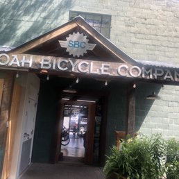 the front entrance of a bicycle company
