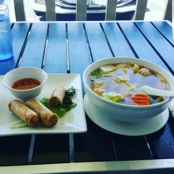 Loving Hut - Egg rolls and wonton soup - Vegan Near Me - Orange, California