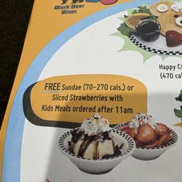 My kids were so happy about their free dessert with dinner! My kids were so happy about their free dessert with dinner!
