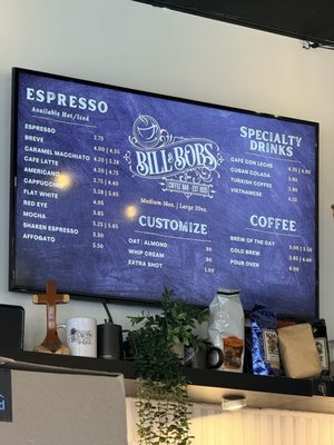 Menu photo 1 Bill & Bob’s Coffee Bar Stallings, NC