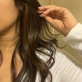 Genesis Beauty Salon - Third attempt - random streaks of red brown underneath layers - Makeup Artists Near Me - Garden Grove, California