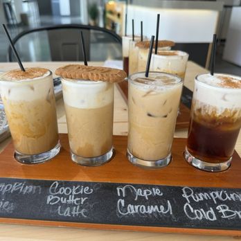 Sueños Coffee - Fall coffee flight for 2 - Coffee & Tea Near Me - Albuquerque, New Mexico