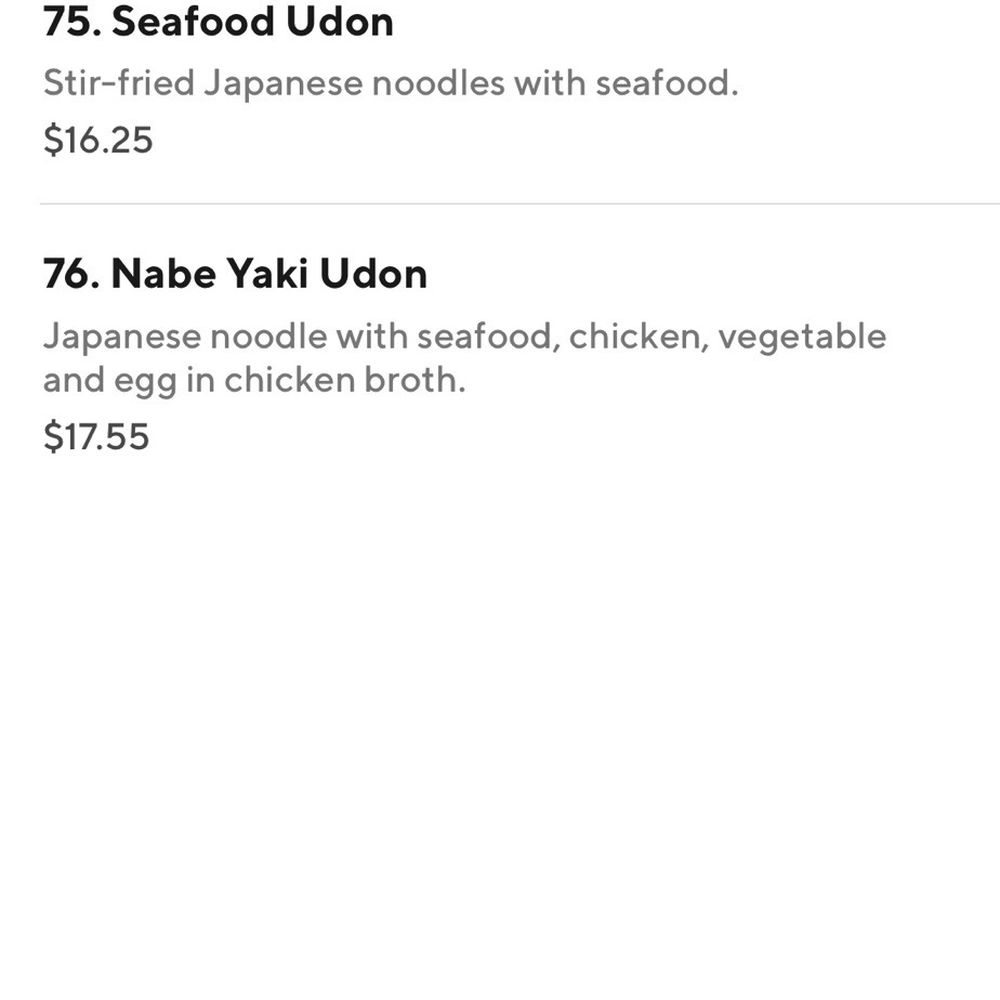 Clear as day there are 3 udon dishes! Clear as day there are 3 udon dishes!