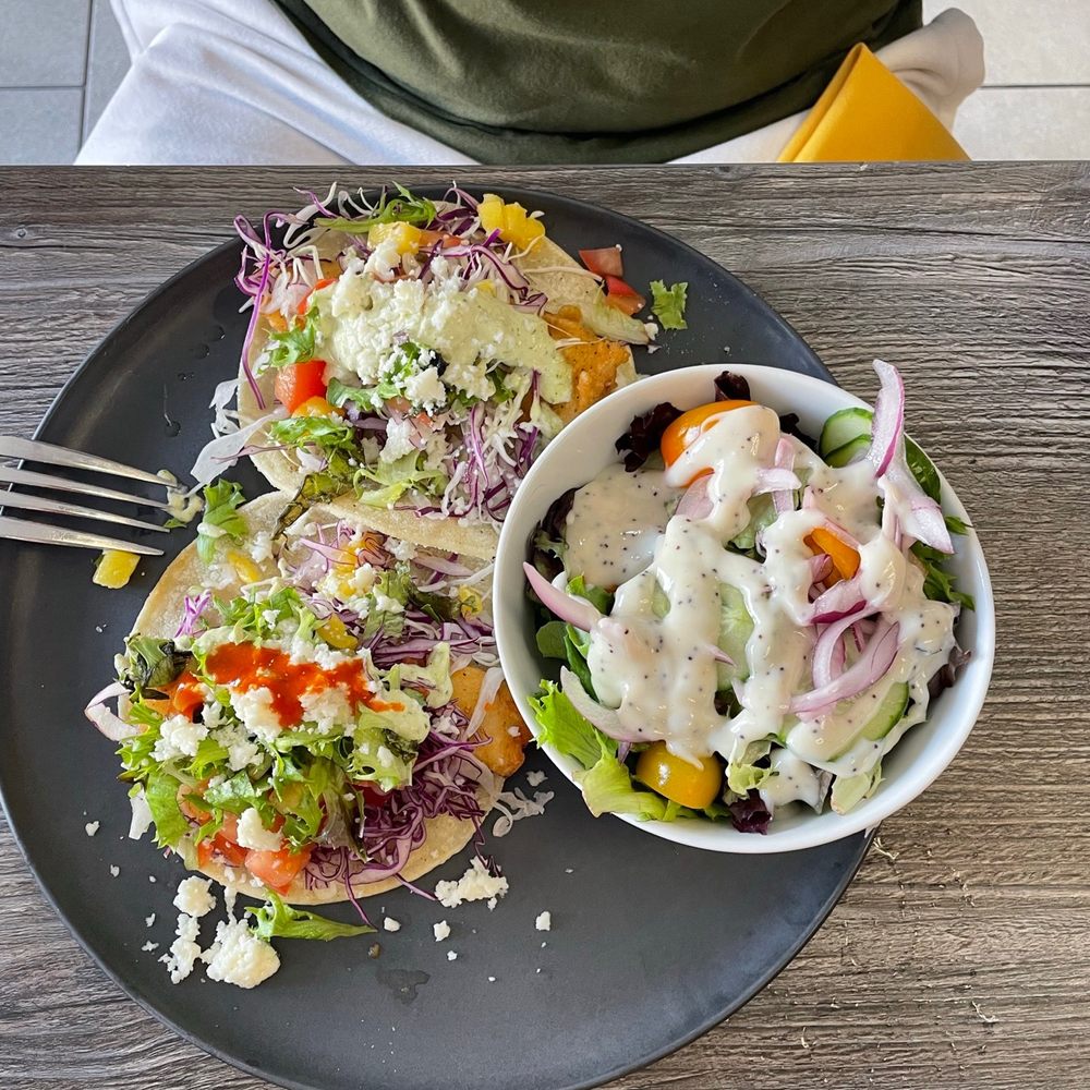 The Brunch House - Fish tacos with salad. - Breakfast & Brunch Near Me - Temecula, California The Brunch House - Fish tacos with salad. - Breakfast & Brunch Near Me - Temecula, California