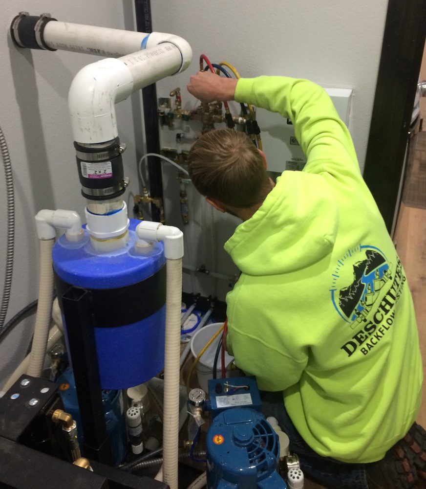 Slide of Deschutes Backflow Testing