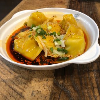 Uncle Panda Dumpling & Noodle House - Spicy Pork Wonton in Chili Sauce - Noodles Near Me - Glendale, Arizona