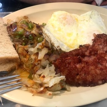 Willy's Eatery - Corned Beef Hash, with "Those Potatoes" upgrade ($10.99, plus $.50 upgrade) - Greek Near Me - Anaheim, California Willy's Eatery - Corned Beef Hash, with "Those Potatoes" upgrade ($10.99, plus $.50 upgrade) - Greek Near Me - Anaheim, California