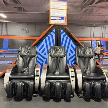Sky Zone Trampoline Park - Massage chairs - Trampoline Parks Near Me - Santa Ana, California Sky Zone Trampoline Park - Massage chairs - Trampoline Parks Near Me - Santa Ana, California