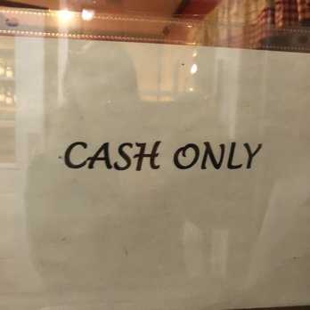 Ala Maria's - Cash Only sign - Italian Near Me - Washington, Pennsylvania Ala Maria's - Cash Only sign - Italian Near Me - Washington, Pennsylvania