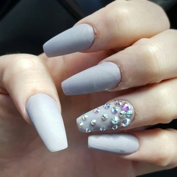 Jenny's 3D Nails Art - Matte grayish purple. LOVE Jenny's work! - Nail Salons Near Me - Hayward, California Jenny's 3D Nails Art - Matte grayish purple. LOVE Jenny's work! - Nail Salons Near Me - Hayward, California