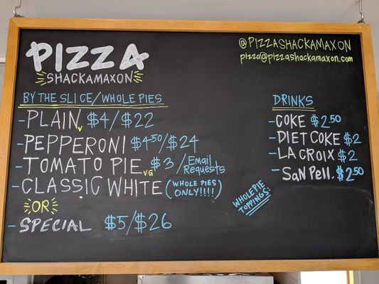 Menu photo 6 Pizza Shackamaxon Philadelphia, PA Menu photo 6 Pizza Shackamaxon Philadelphia, PA