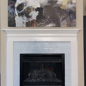 Up To Date Decor - After picture of fireplace - General Contractors Near Me