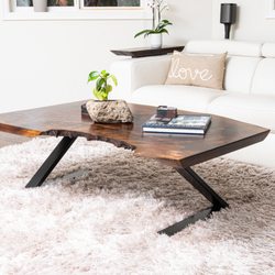 Live Habitat - Walnut Coffee Table