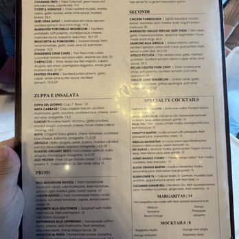 Bella Siena - Menu - Italian Near Me - Benicia, California