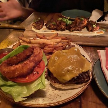 Prohibition - Grass-Fed Angus Burger Charred Wings - Cocktail Bars Near Me - Charleston, South Carolina