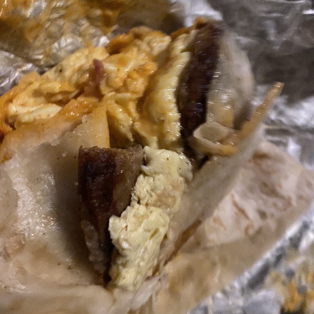 My Alleged Grande Sausage Breakfast Burrito