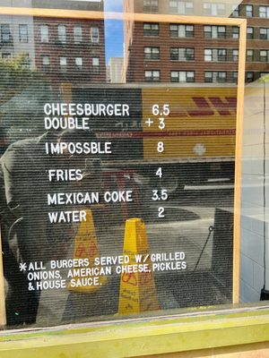 Menu photo 4 7th Street Burger New York, NY