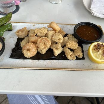 Moxies - Calamari before I started eating - Cocktail Bars Near Me - Dallas, Texas Moxies - Calamari before I started eating - Cocktail Bars Near Me - Dallas, Texas