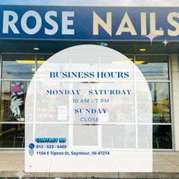 Exterior photo of Rose Nails - Seymour, Indiana Exterior photo of Rose Nails - Seymour, Indiana