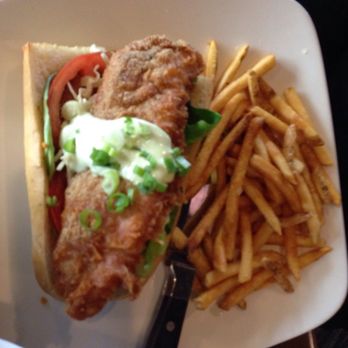 Tidal Raves - The oyster PO boy was the big hit!! - New American Near Me - Depoe Bay, Oregon