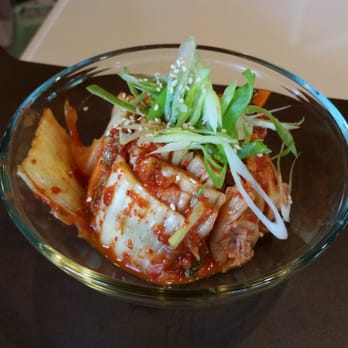 Master Chef - House made kimchi very fresh made yesterday, if you haven't tried fresh verses fermented, it's in another dimension of amazing. - Sushi Bars Near Me - South Hadley, Massachusetts